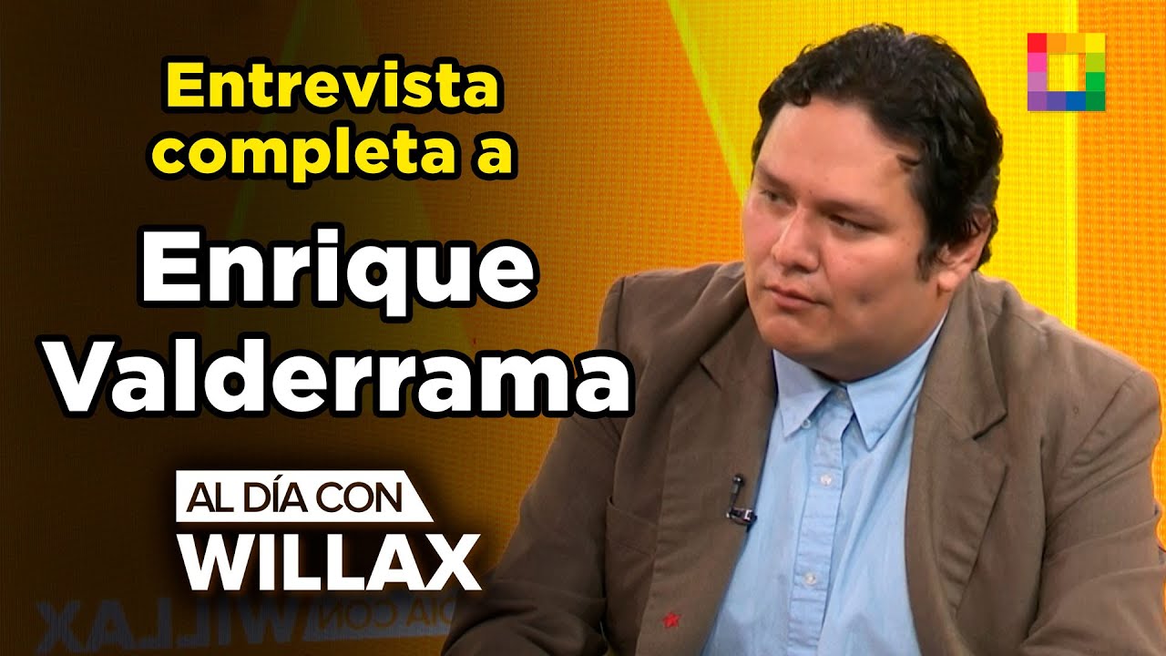 Al D&iacute;a con Willax - DIC 02 - ENTREVISTA COMPLETA A ENRIQUE VALDERRAMA | Willax