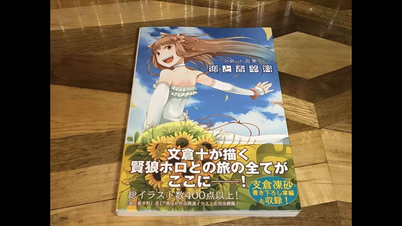 Spice & Wolf Ayakura Juu Complete Artworks Flipthrough