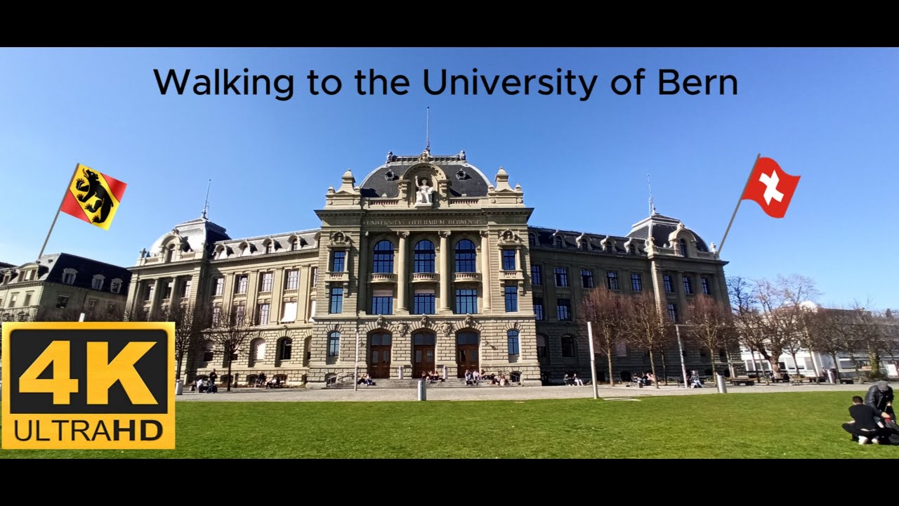 🇨🇭Switzerland🇨🇭[4K] Walking to the University of Bern.