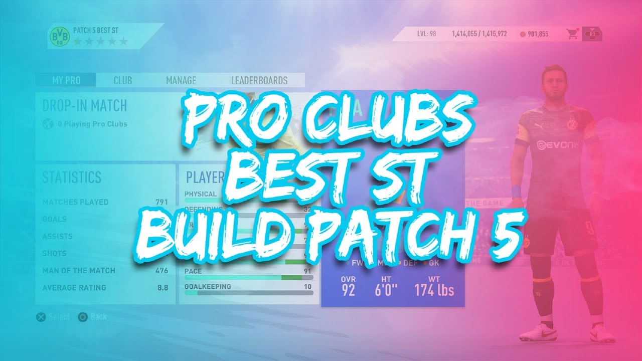 FIFA 19 PRO CLUBS BEST STRIKER BUILD & TRAITS + TIPS | After Patch 1.06 | 92 Max Overall