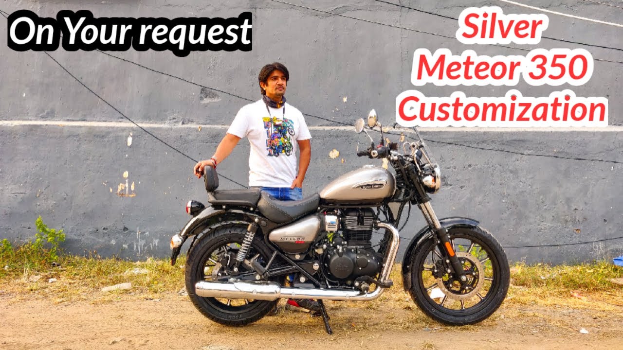 Royal Enfield Metor 350 Supernova Silver Color Customization Options & Charges || 4 Colors ||