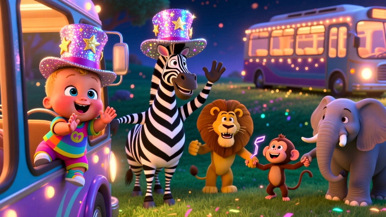 Zebra&rsquo;s Magical Hat Show | Fun Kids Song for Toddlers | Playful Learning Rhyme