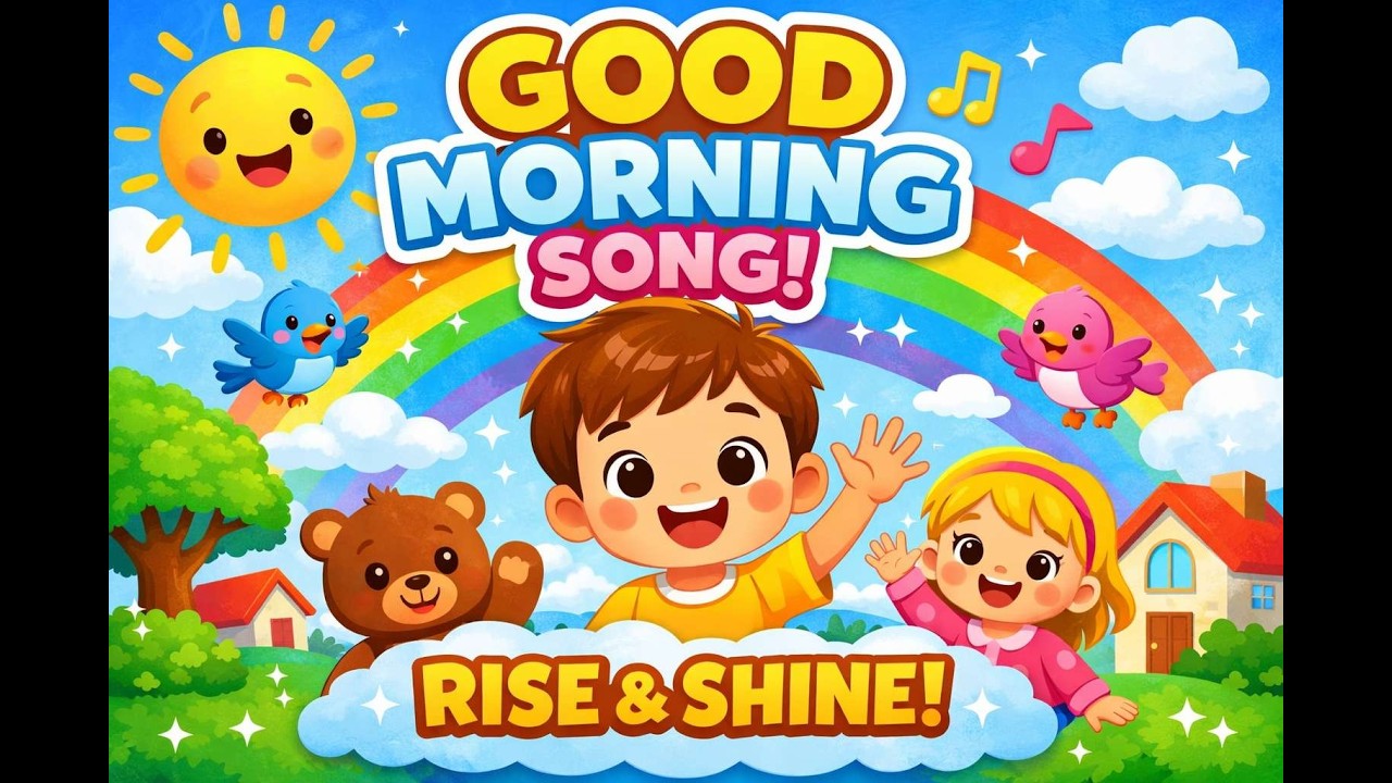 GOOD MORNING SONG! ☀️ Rise & Shine Kids Song