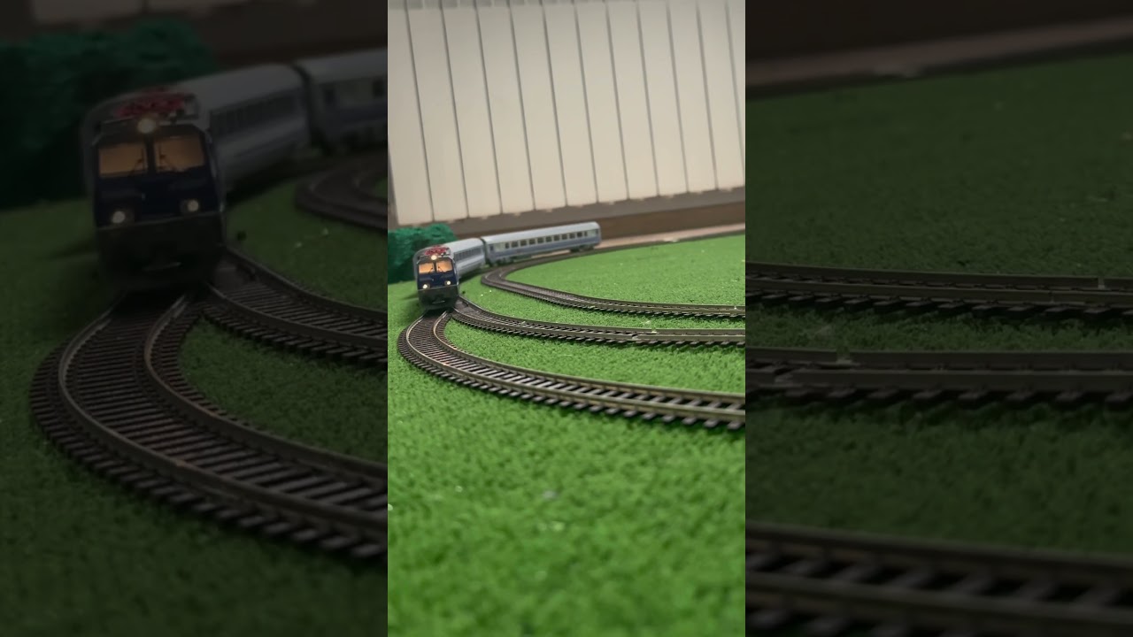 Przejazd ep09 pkp intercity przez nowy układ tor&oacute;w #piko #h0scale