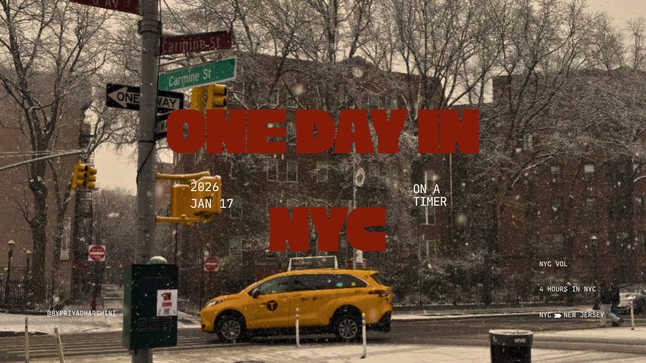 4 hours in nyc + weekend in Jersey | best matcha experience,salted coffees, nyc walks 