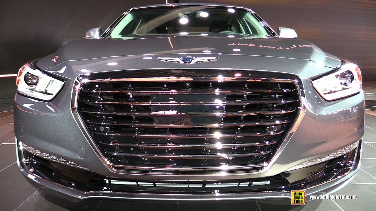 2017 Genesis G90 3.3T - Exterior and Interior Walkaround - 2016 Detroit Auto Show