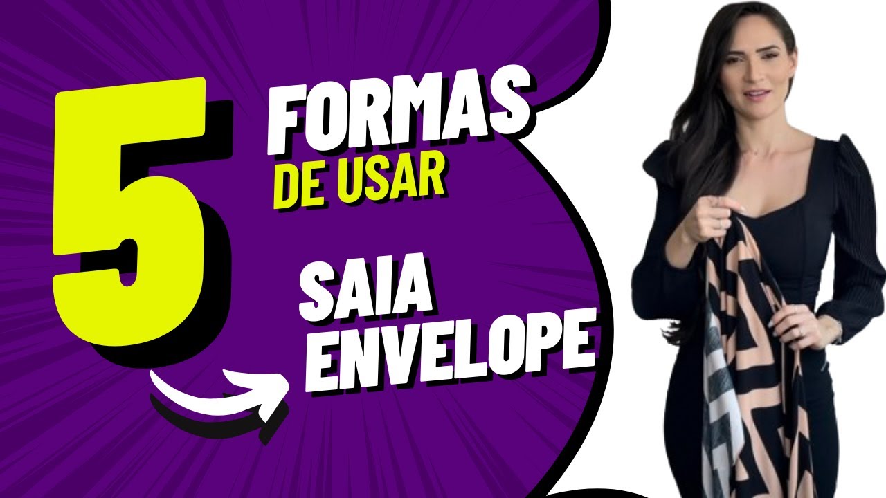 5 Maneiras de Usar a SAIA ENVELOPE - Transformar a Saia em Vestidos Estilosos #dicas #saias