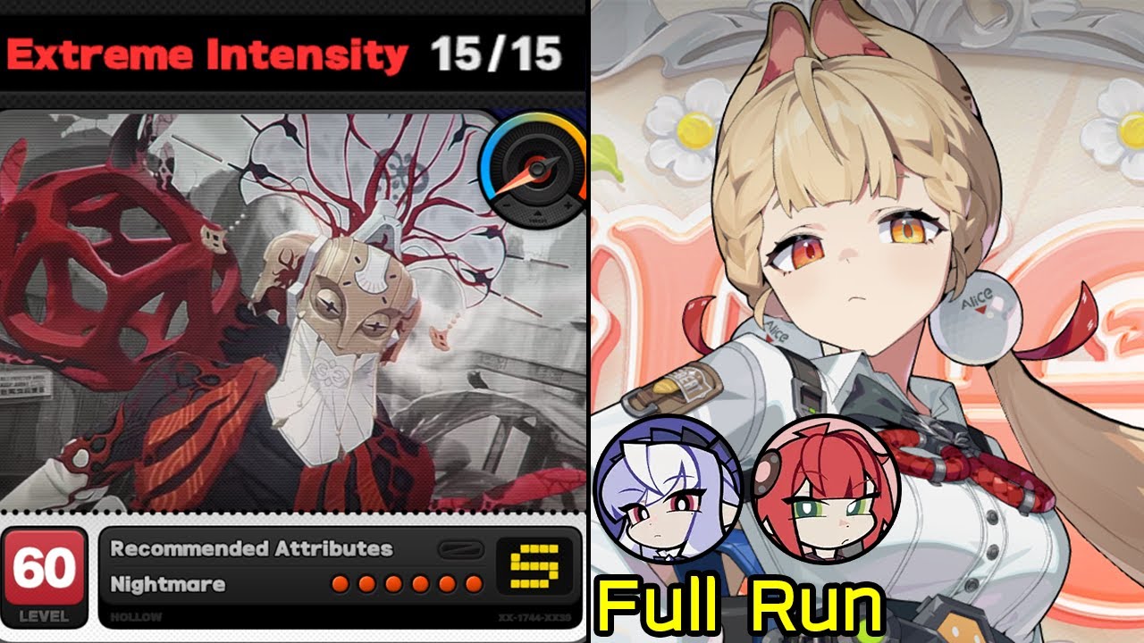 Ether Activity 15 With Alice Full Run (Vivian & Yuzuha) | ZZZ Hollow Zero Lost Void