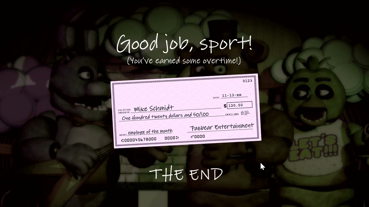 i beat the 6th night!! (now it's time for the custom)