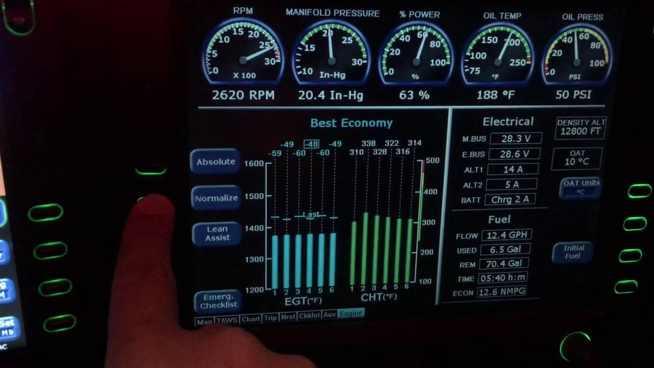 Cirrus SR-22 Lean Assist e Best Economy