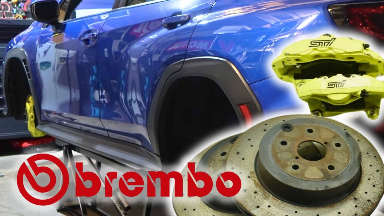 VB WRX STI Brembo rear brakes MOST NEEDED UPGRADE! 2024 TR WRX brakes