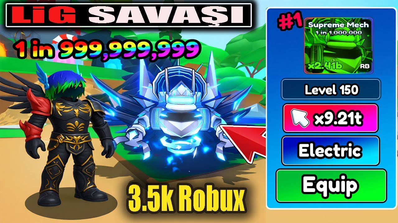 Lig Yarışması Başladı! 0.0001 Şansla Raibow Secret Pet Çıkardım | Tap Simulator