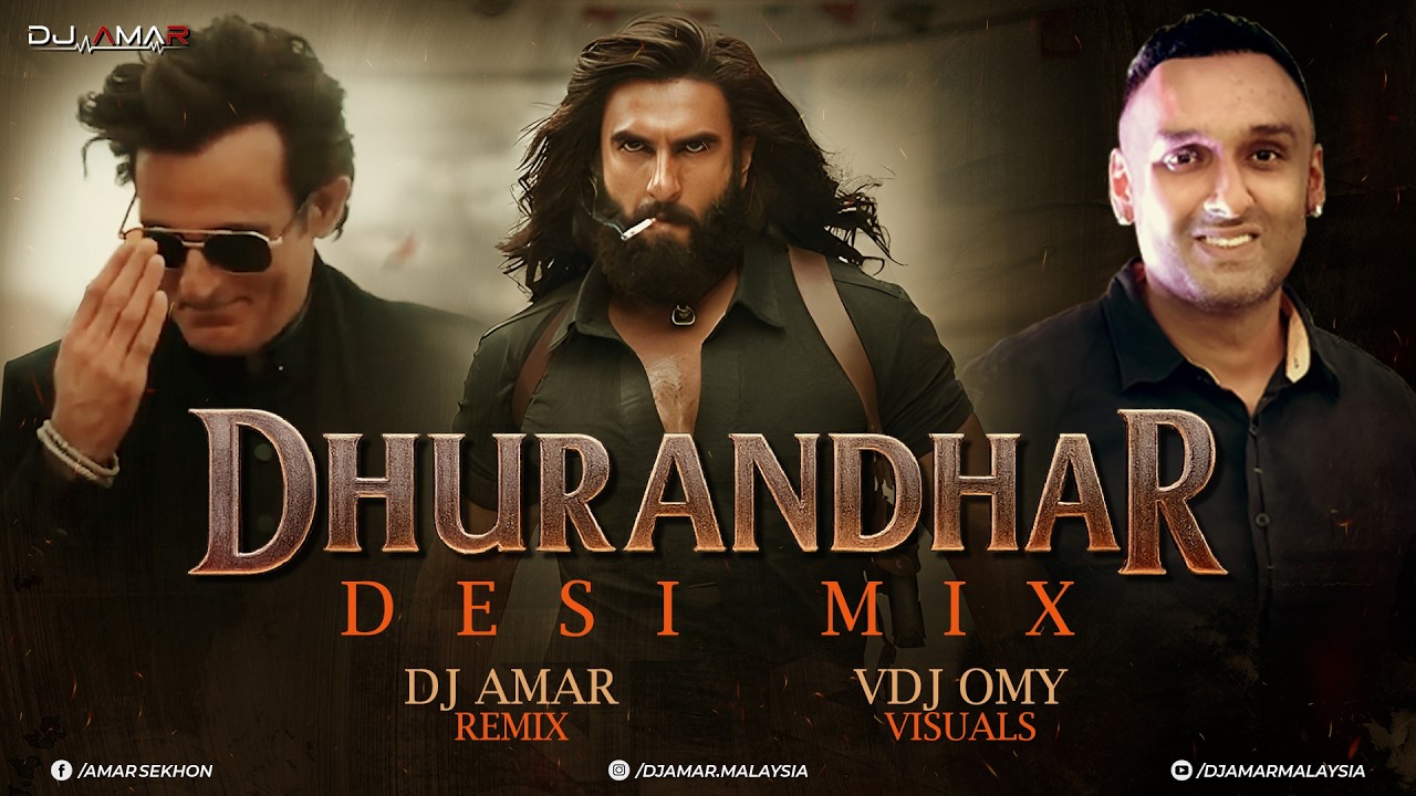 Dhurandhar - Jogi (Desi Mix) - DJ Amar | Panjabi MC | Hanumankind | Jasmine Sandlas | Lyrical Video