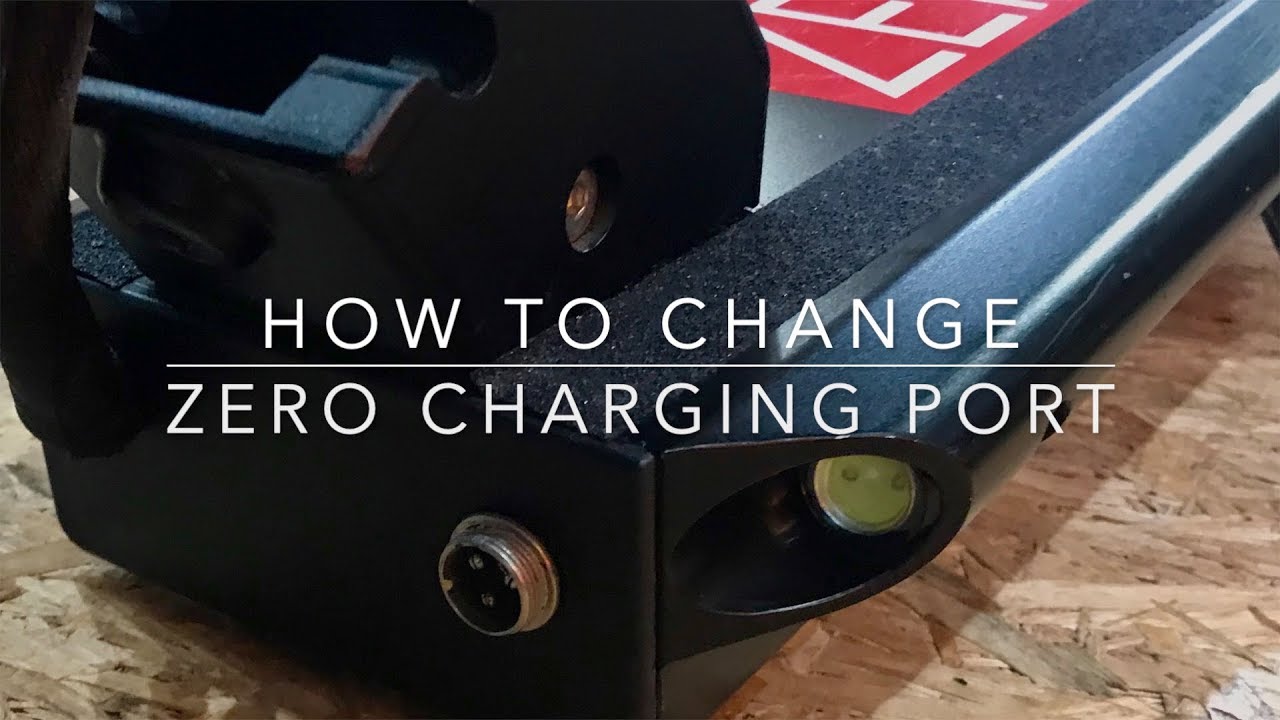 How to change charging port on ZERO E-Scooter