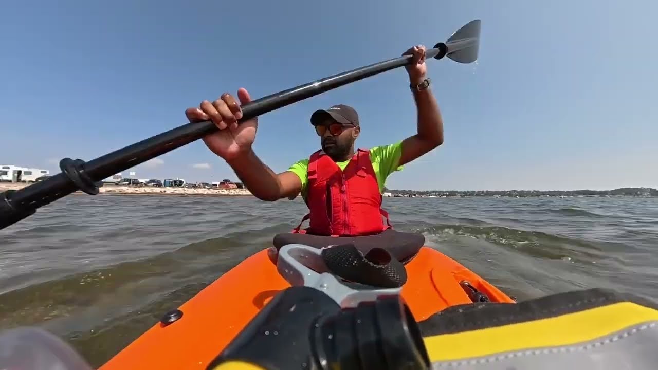 Kayak round Brownsea Island 2025 | DJI Osmo 360