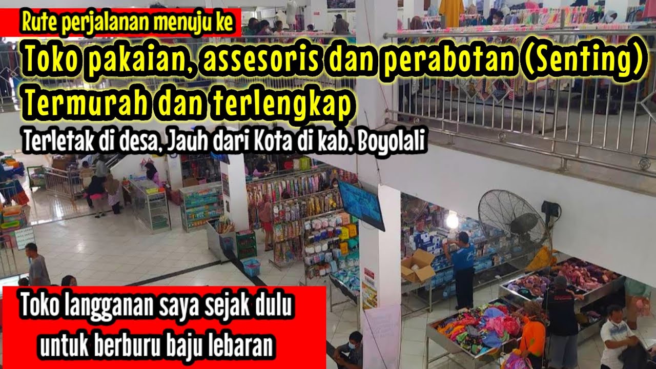 Rute menuju ke Toko  terlengkap dan termurah senting semoga jaya kabupaten boyolali