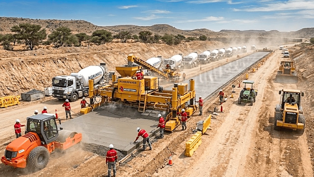 America Uses $300K Machines to Build Roads. China Built One Through a Desert