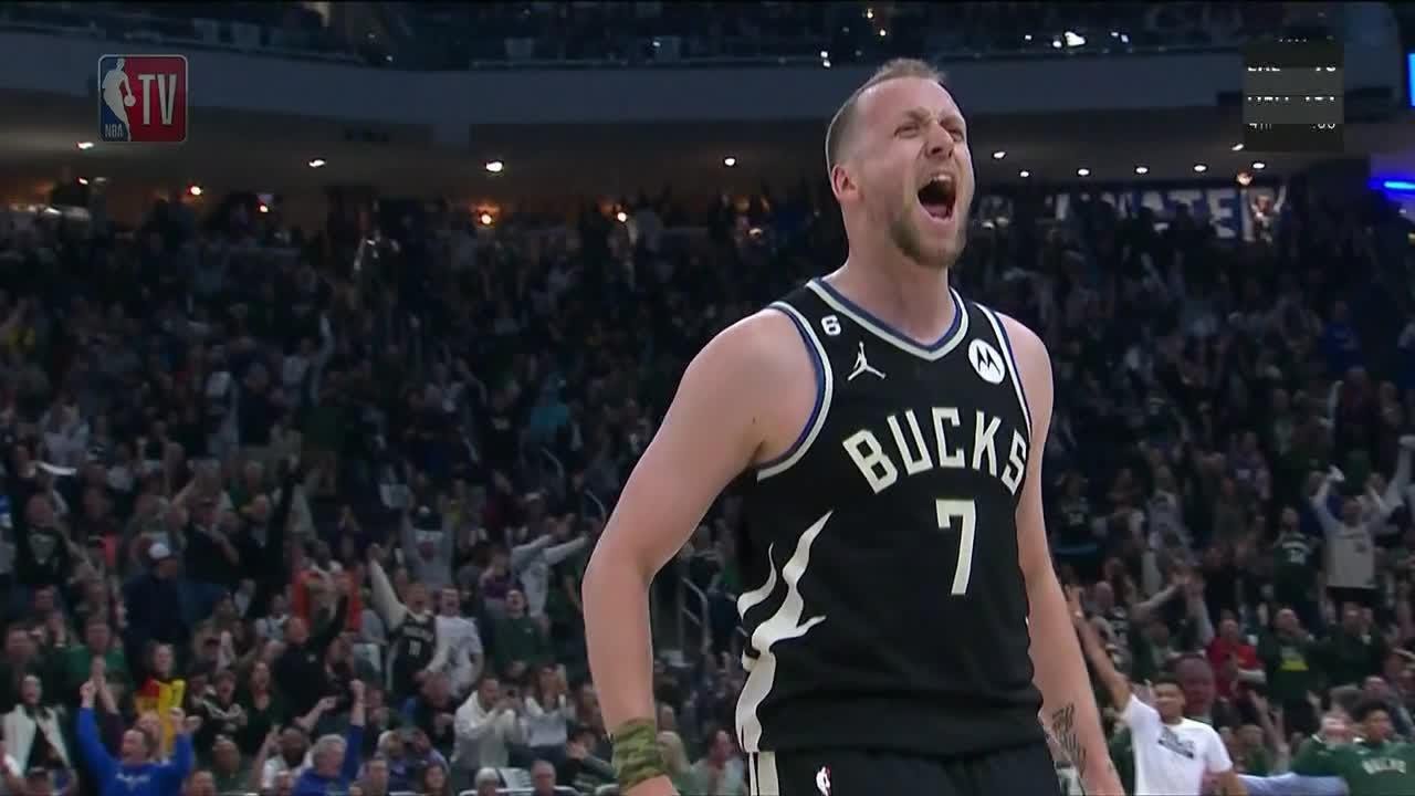 Joe Ingles revs up Bucks crowd with 5 triples in Milwaukee's Game 2 win over Miami | 
