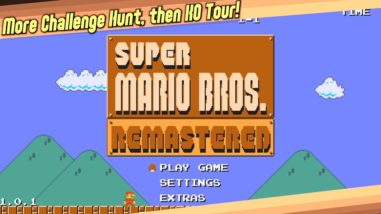 More SMB1 Remastered Challenge Mode, then Mario Kart World KO Tour!