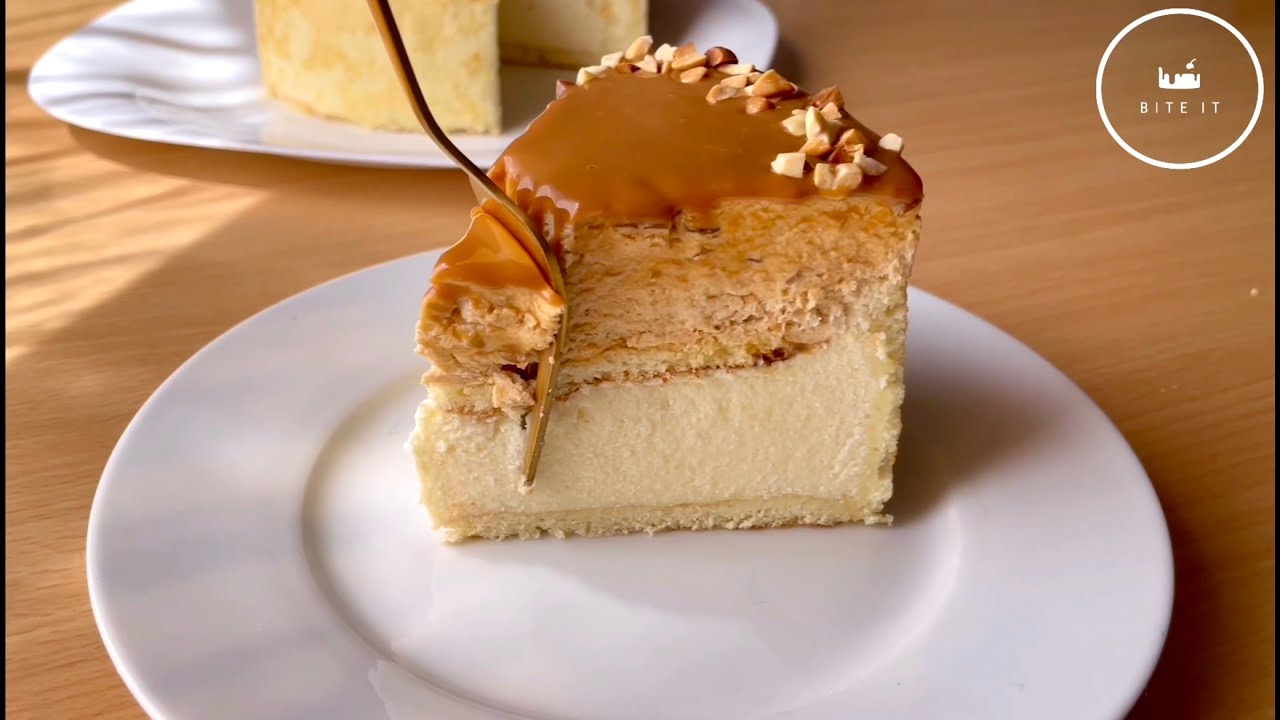 Caramel charlotte cake / كيك شارلوط بالكراميل بطعم يذهل / Bite It