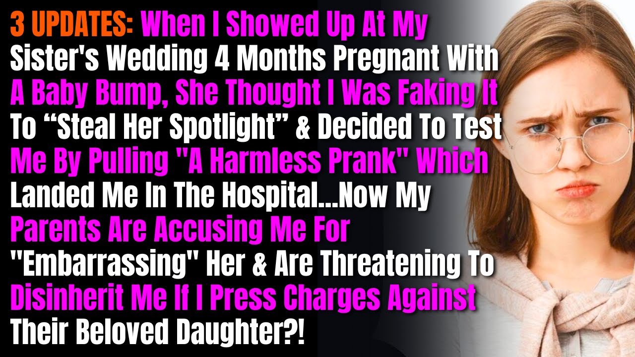 3 UPDATES: When I Showed Up At My Sister's Wedding 4 Months Pregnant With A Baby Bump, She Thought I