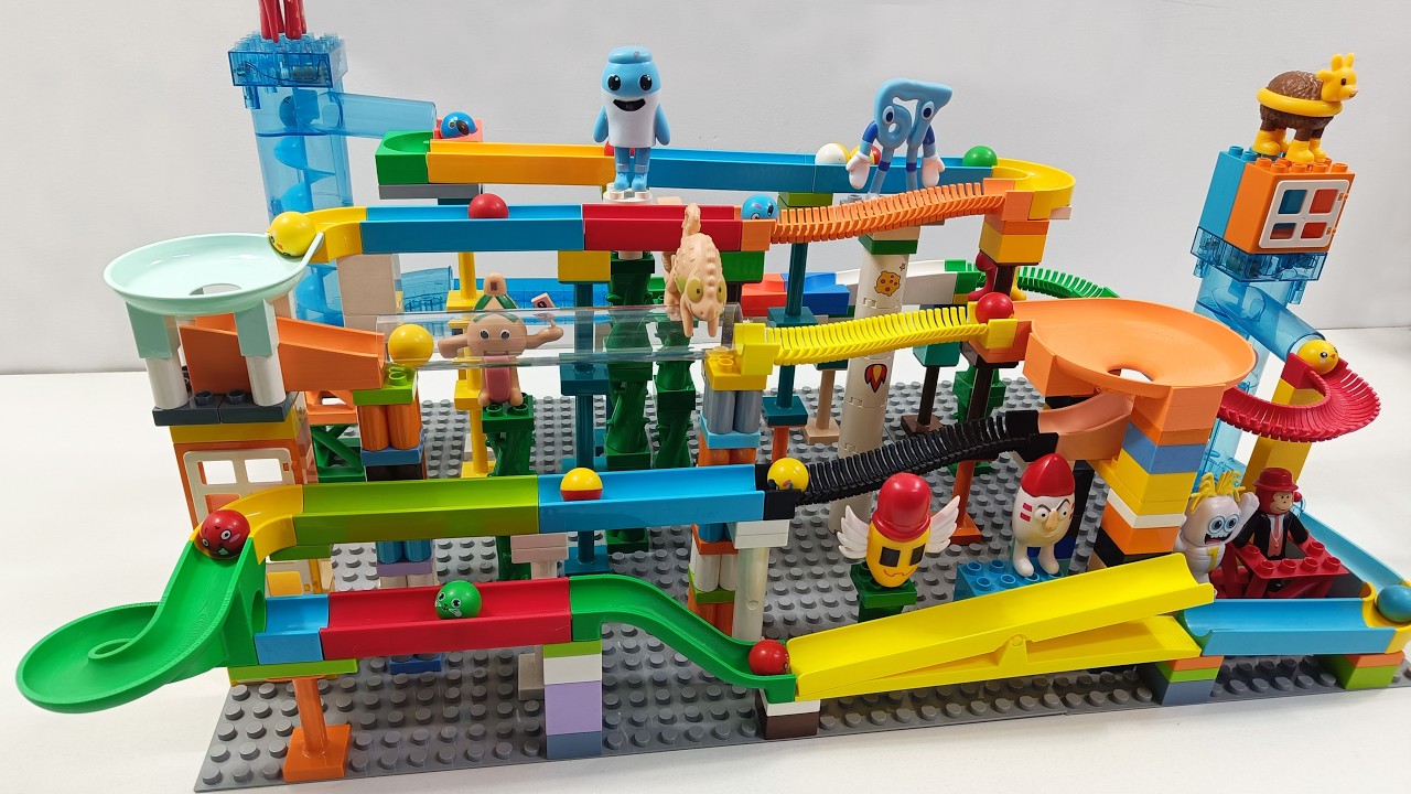 Steal a Brainrot Inspired Marble Run – Absolute Mayhem From Start to Finish!