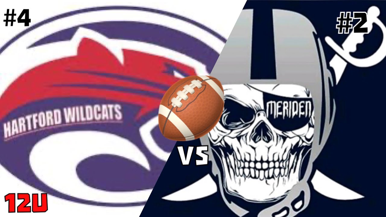 HARTFORD WILDCATS 🏈 MERIDEN RAIDERS 12U FULLGAME HIGHLIGHT 2023  #americanfootball#kidsports