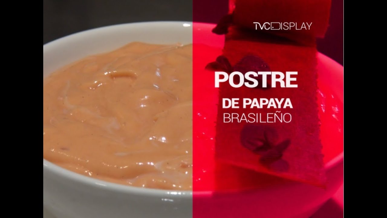 Postre de papaya brasileño (TD)