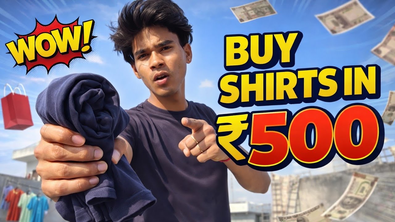BUY SHIRT IN ₹500♥️ #vlog #timepass #shopping WATCH FULL VIDEO AND ENJOY 😘