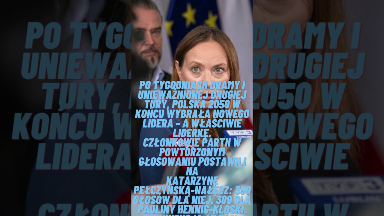 POLSKA 2050 NA KRAWĘDZI!  Nowa szefowa, przegrana Hennig-Kloska i groźby Hołowni, że odejdzie! #dc