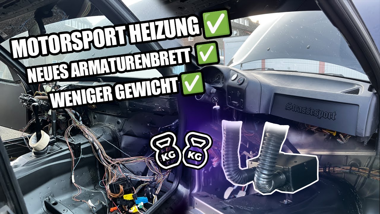 Motorsport Heizung im E36 Tracktool! Wieviel Gewicht konnten wir sparen?! | STRASSESPORT