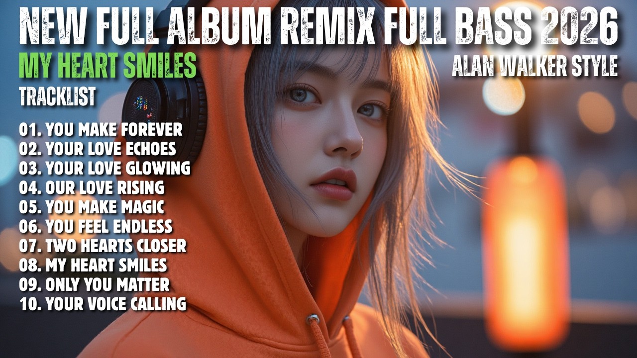 ALAN WALKER STYLE X SAHARA || MY HEART SMILES || NEW FULL ALBUM REMIX FULL BASS 2026