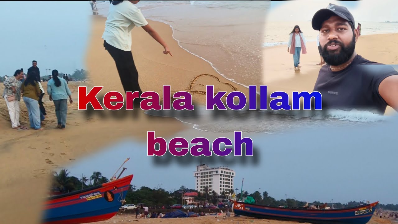 Kerala kollam beach ⛱️ ⛱️ vlog video 