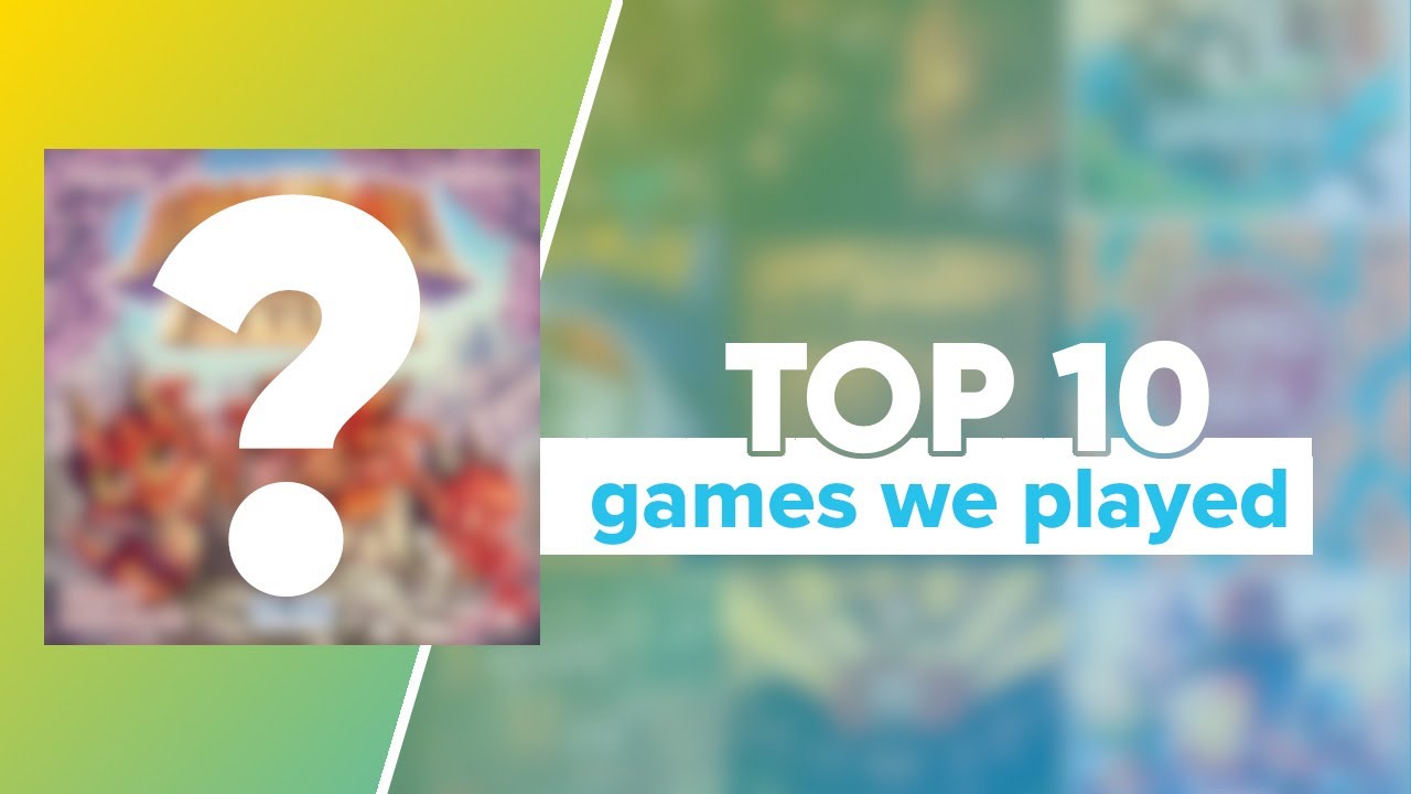 Top 10 Board Games of 2021 | Top 10 Board Games We Played at 2-Players