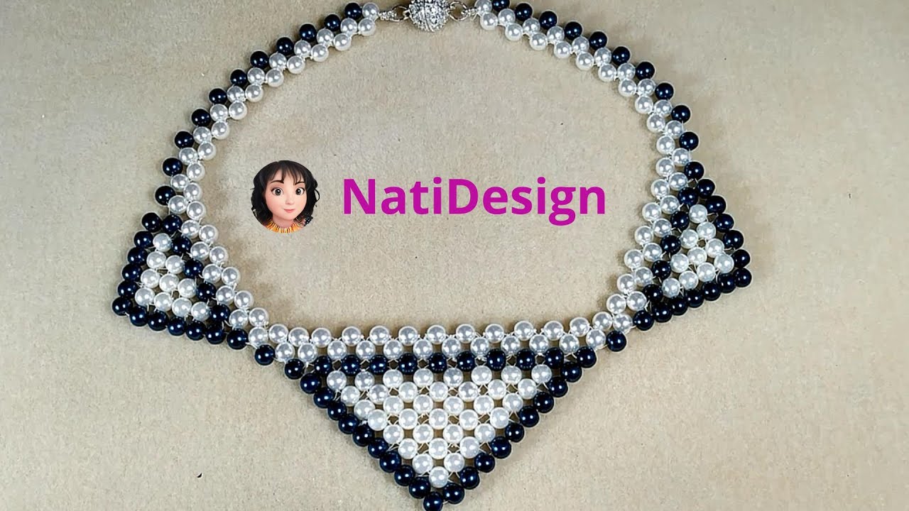 Collares bisutería - collar perlas👗👢- Jewellery designing