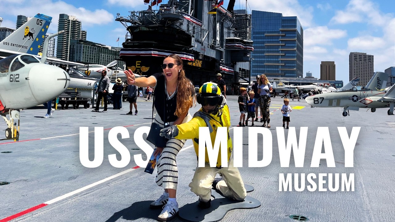 Экскурсия в музей авианосца USS Midway: внутри легендарного авианосца в Сан-Диего.