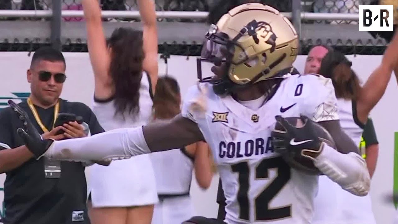 Travis Hunter Hits Heisman Pose in 1 INT, 1 TD Performance vs. UCF