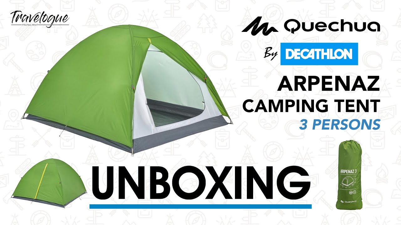 #Quechua #Decathlon #Unboxing Arpenaz 3 Person #Camping Tent