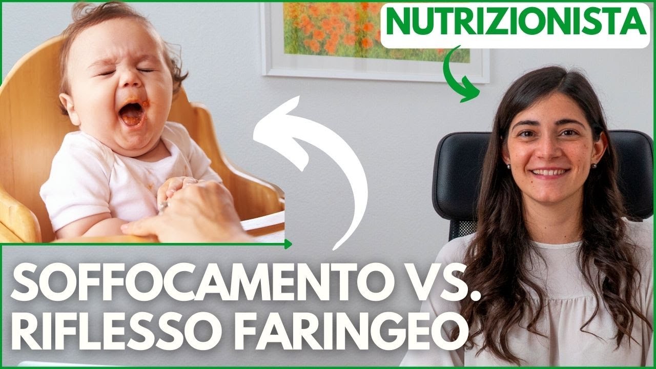 SOFFOCAMENTO vs RIFLESSO FARINGEO (GAG REFLEX) - E SE IL BAMBINO SI STROZZA? SVEZZAMENTO NEONATO