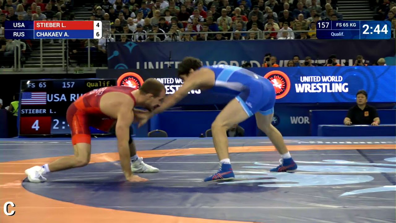 Qual. FS - 65 kg: L. STIEBER (USA) v. A. CHAKAEV (RUS)