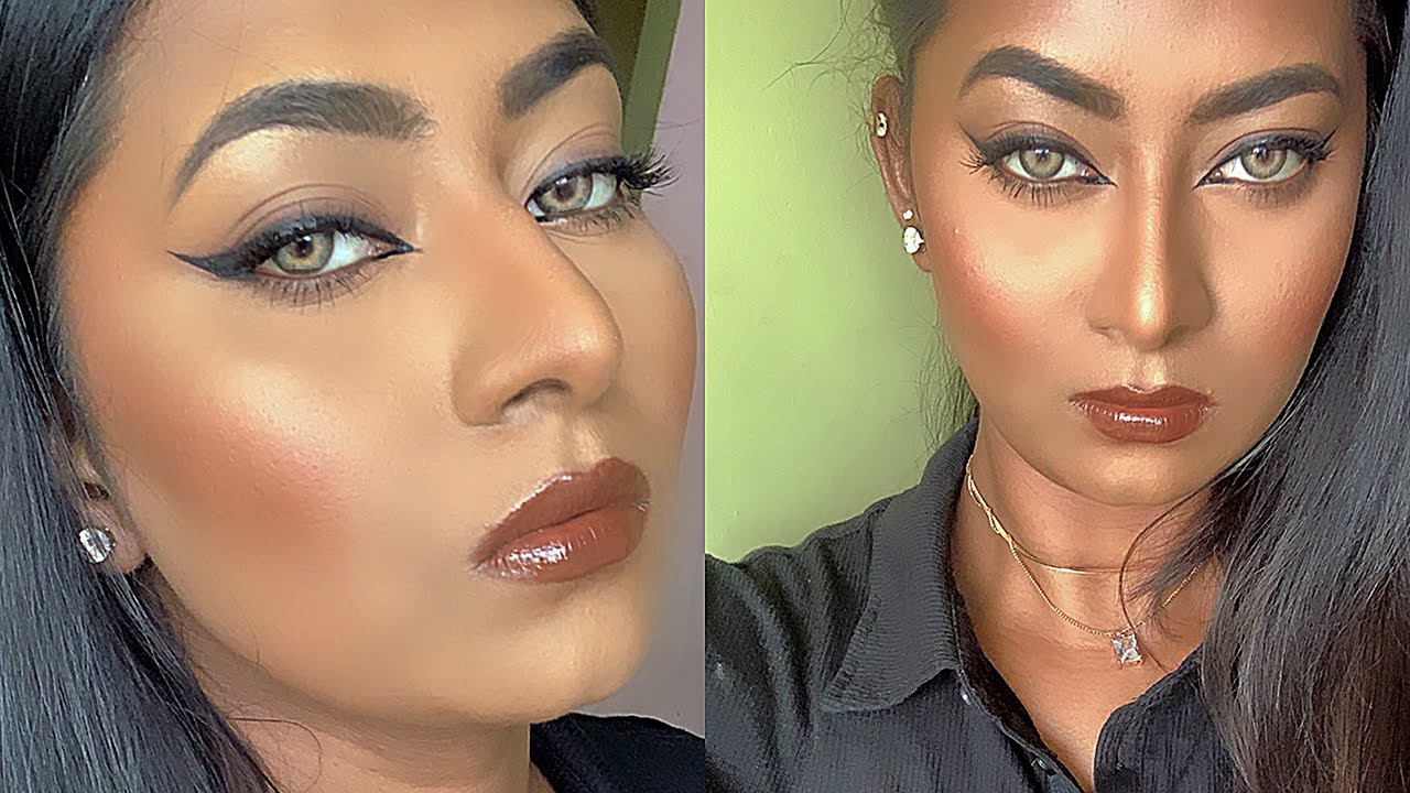FOXY EYES MAKEUP 🔥 | AFFORDABLE PRODUCTS & Dusky Indian Skintone |