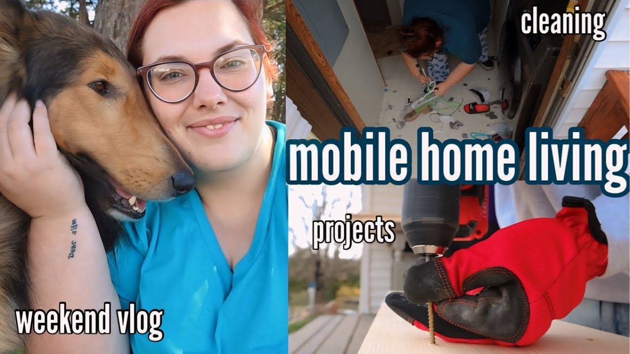*NEW* LARGE FAMILY MOBILE HOME LIVING | homemaking in the doublewide | projects | whole weekend vlog