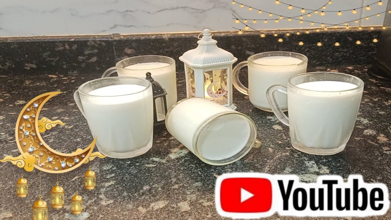 زبادي السحور البيتي👌بطريقه ممتازه وناجحه جدا وبدون ماكينه 🧑‍🍳 #اشتراك #ترند #food #رمضانمبارك 