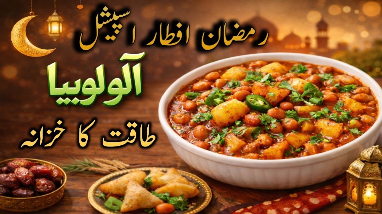 رمضان اسپیشل آلو لوبیا 🥔 | سادہ، مزیدار اور صحت بخش افطاری ریسپی