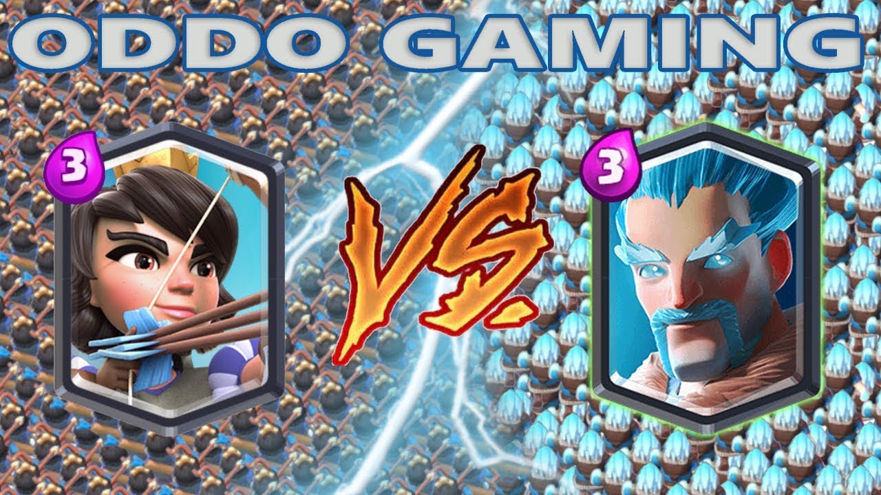 PRINCESS VS ICE WIZARD - CLASH ROYALE BATTLE #90