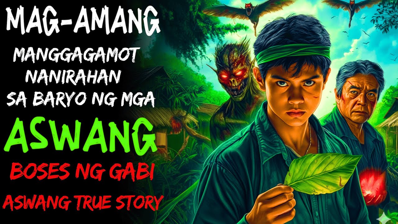 MAGAMANG MANGGAGAMOT NANIRAHAN SA BARYO NG MGA ASWANG  Kwentong Aswang  True Story