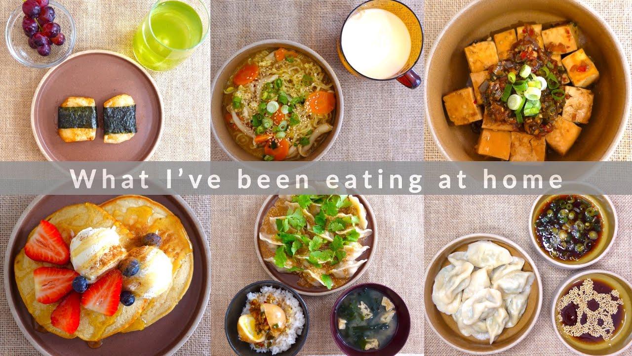 What I've been eating at home 🍜✨ Easy cooking vlog l Mayak eggs, Mochi pancake, etc