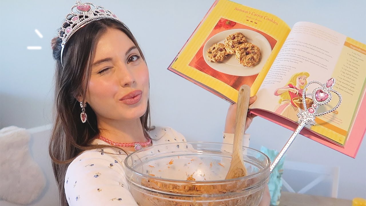 I made a 3 course meal following a Disney Princess Cookbook!