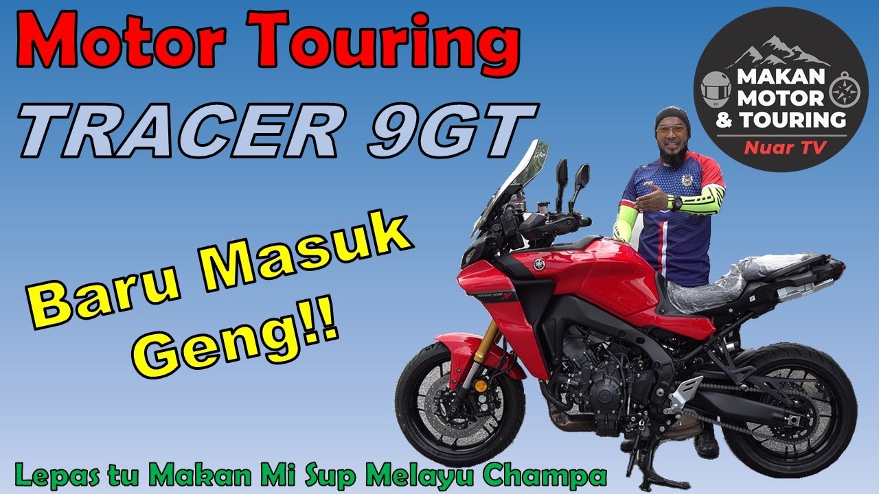 Motor Touring TRACER 9GT baru sampai... HEBAT!!Geng