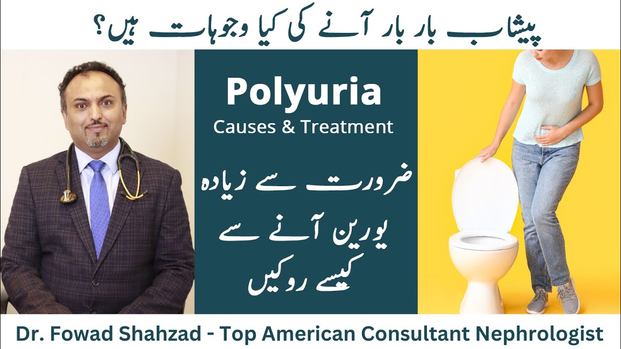 Bar Bar Peshab Aane Ka Wajah Aur Ilaaj | Polyuria Causes Treatment In Urdu   Frequent Urine Problem